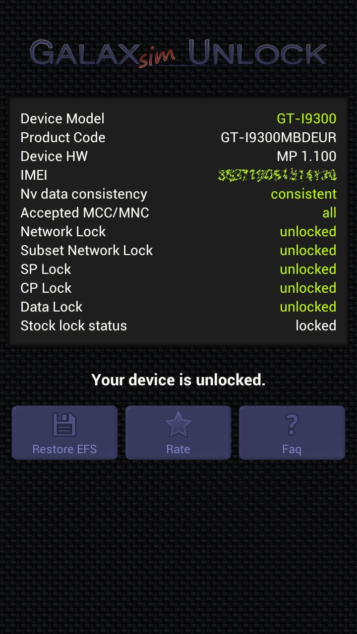 Free sim unlock samsung online